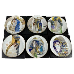 Retro Collection Of Knowles Collector Fine China Plates By Eve Licea Biblical Mothers