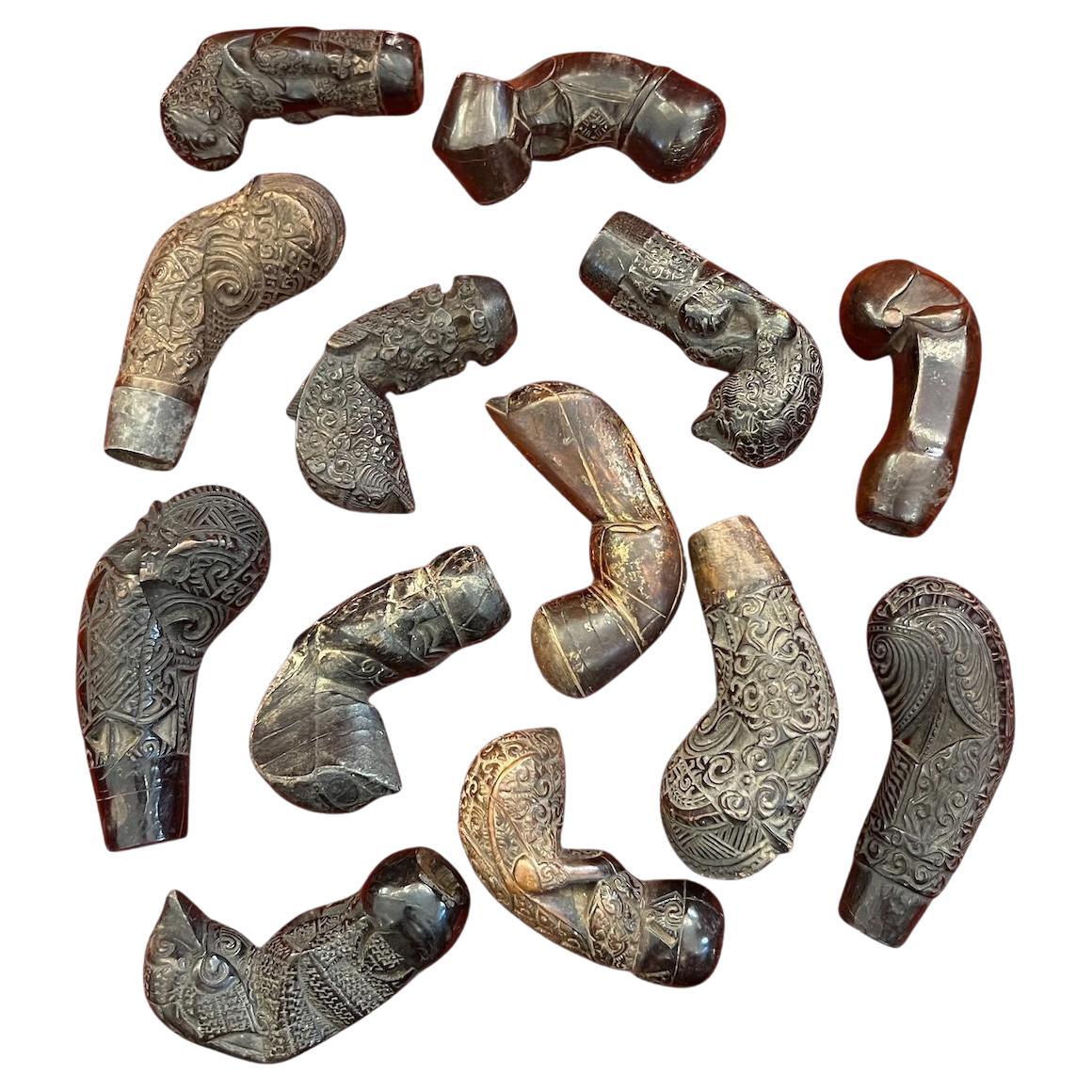 Colección de Asas Kriss, Java, Indonesia, Finales del siglo XVIII / Principios del XIX