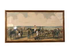 Collection of Large Scale 19th Century English Hunt Scene Lithographs 43" x 23"