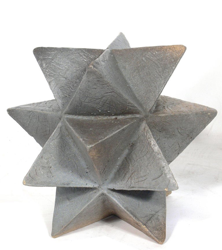 Collection of Large Scale Geometric Ceramic Sculptures at 1stDibs