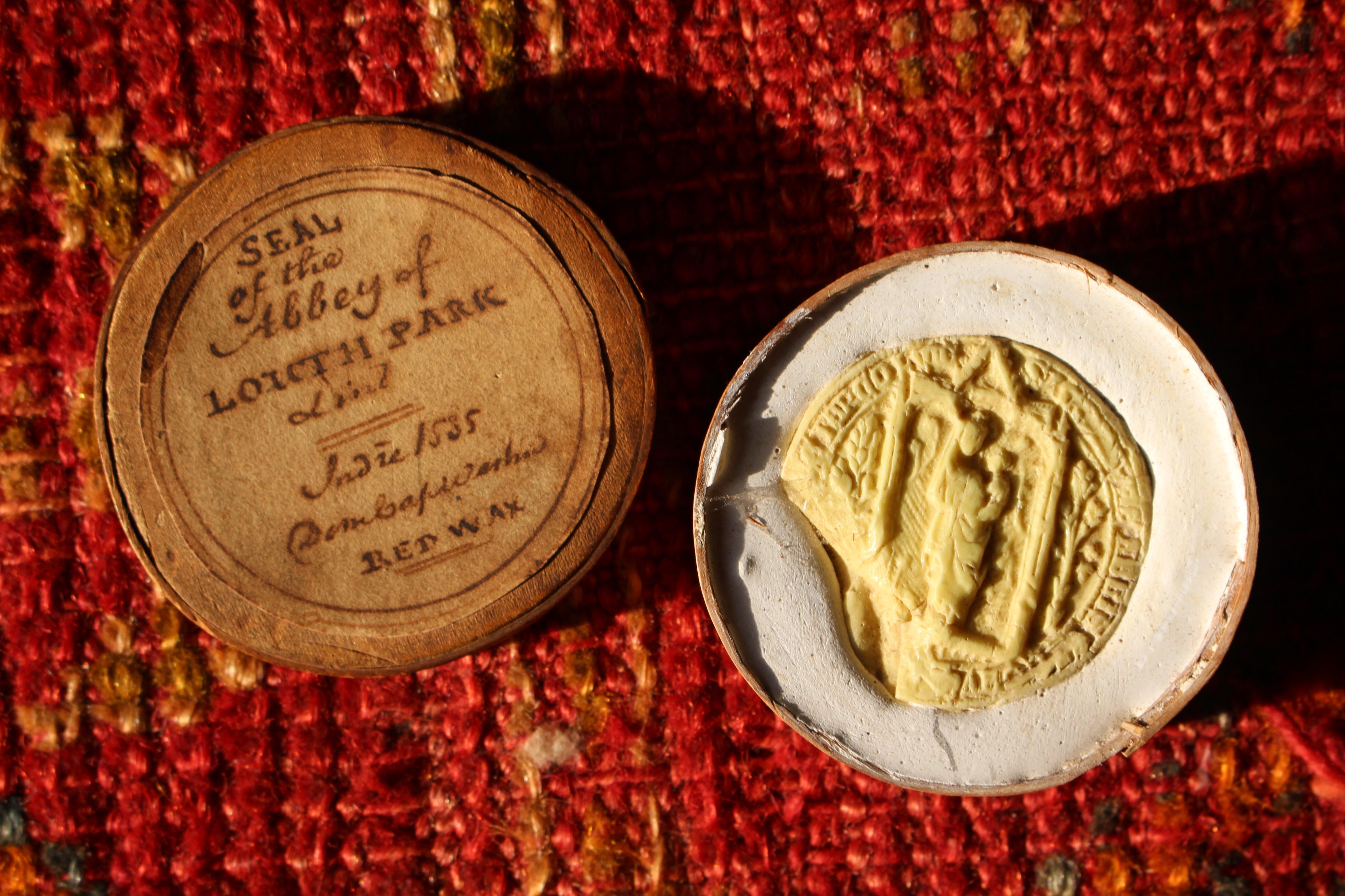 Collection of Late 18th Century English Wax & Plaster Abbey & College Seals For Sale 11
