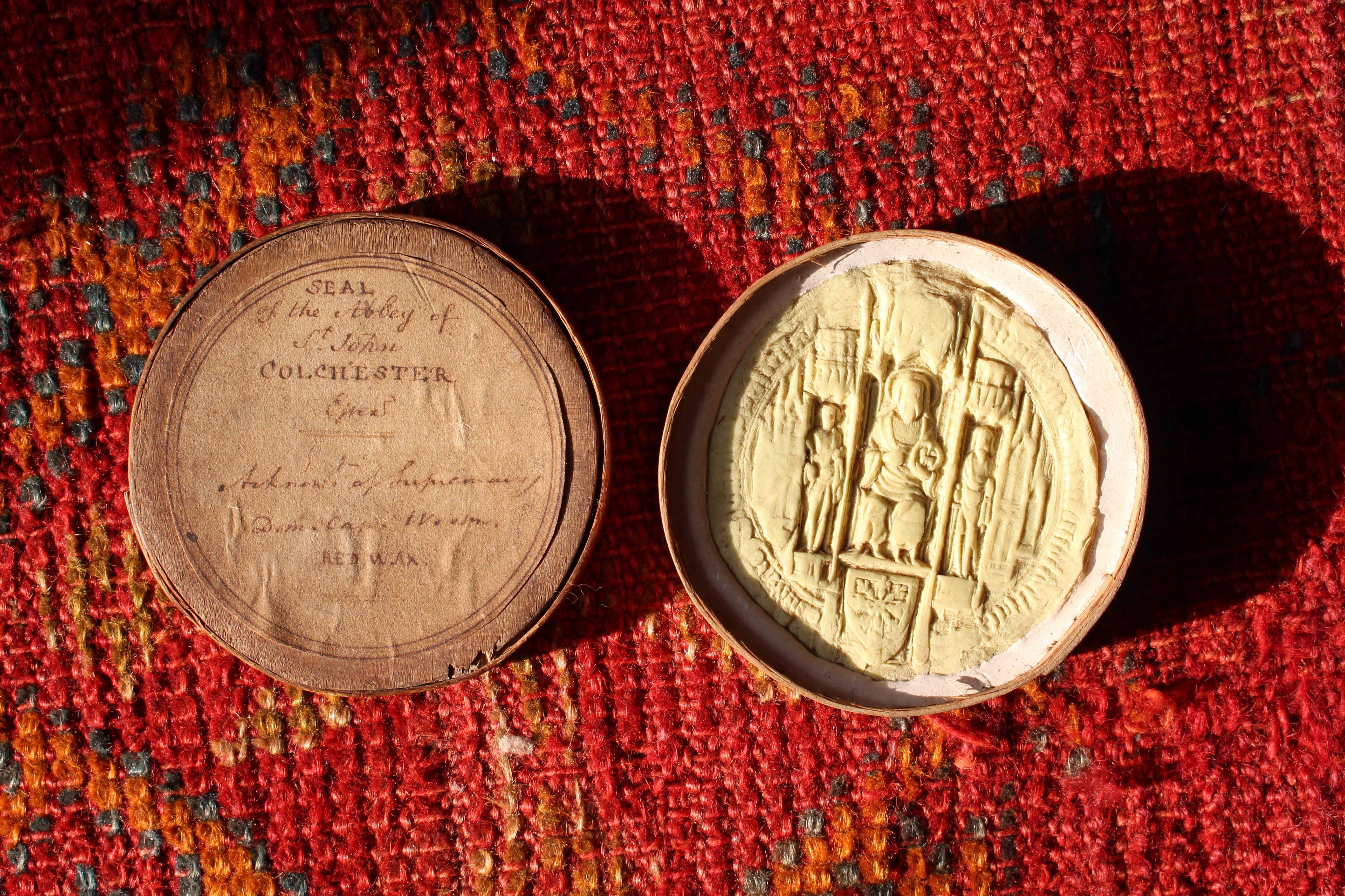 Collection of Late 18th Century English Wax & Plaster Abbey & College Seals For Sale 13