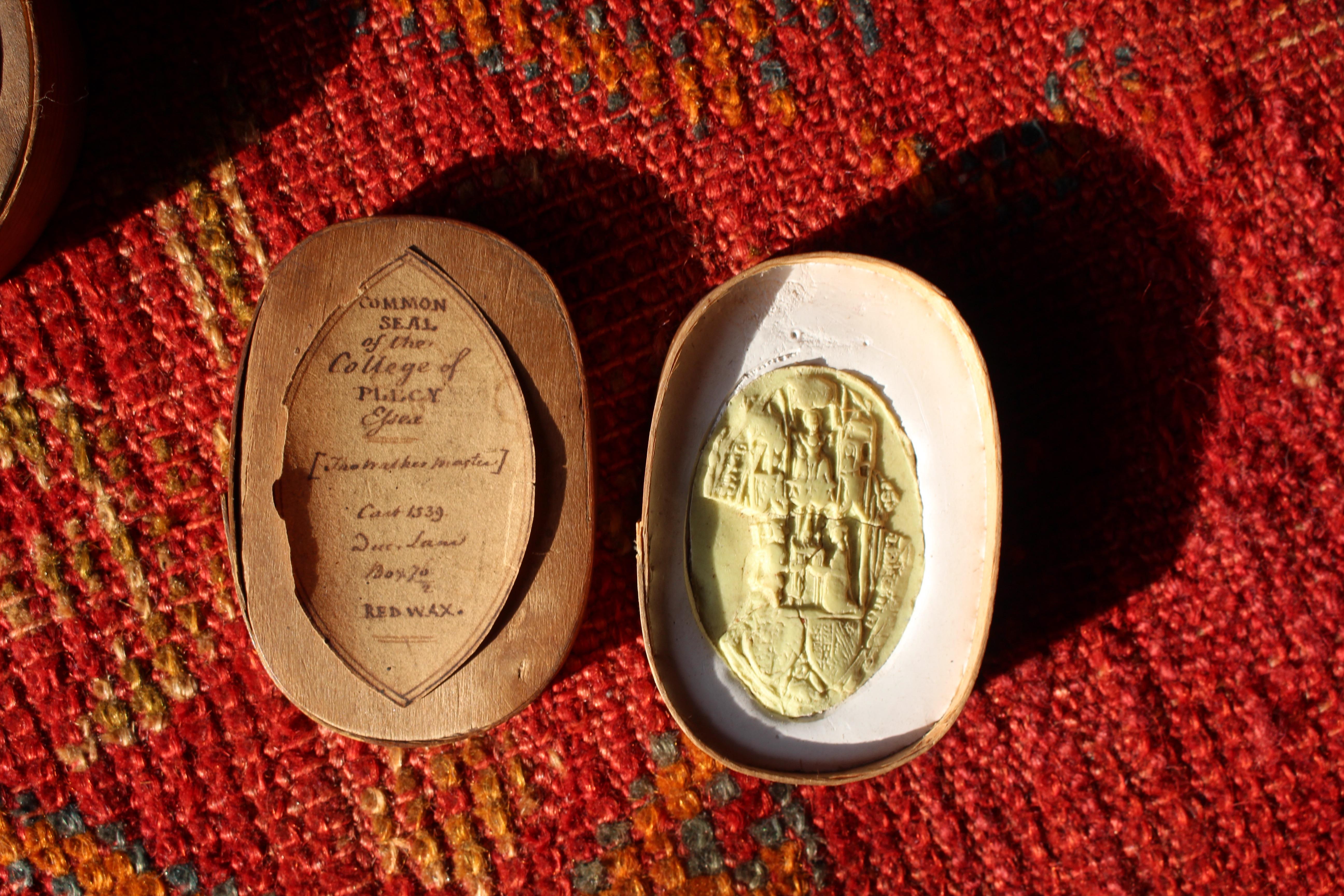 Collection of Late 18th Century English Wax & Plaster Abbey & College Seals For Sale 15