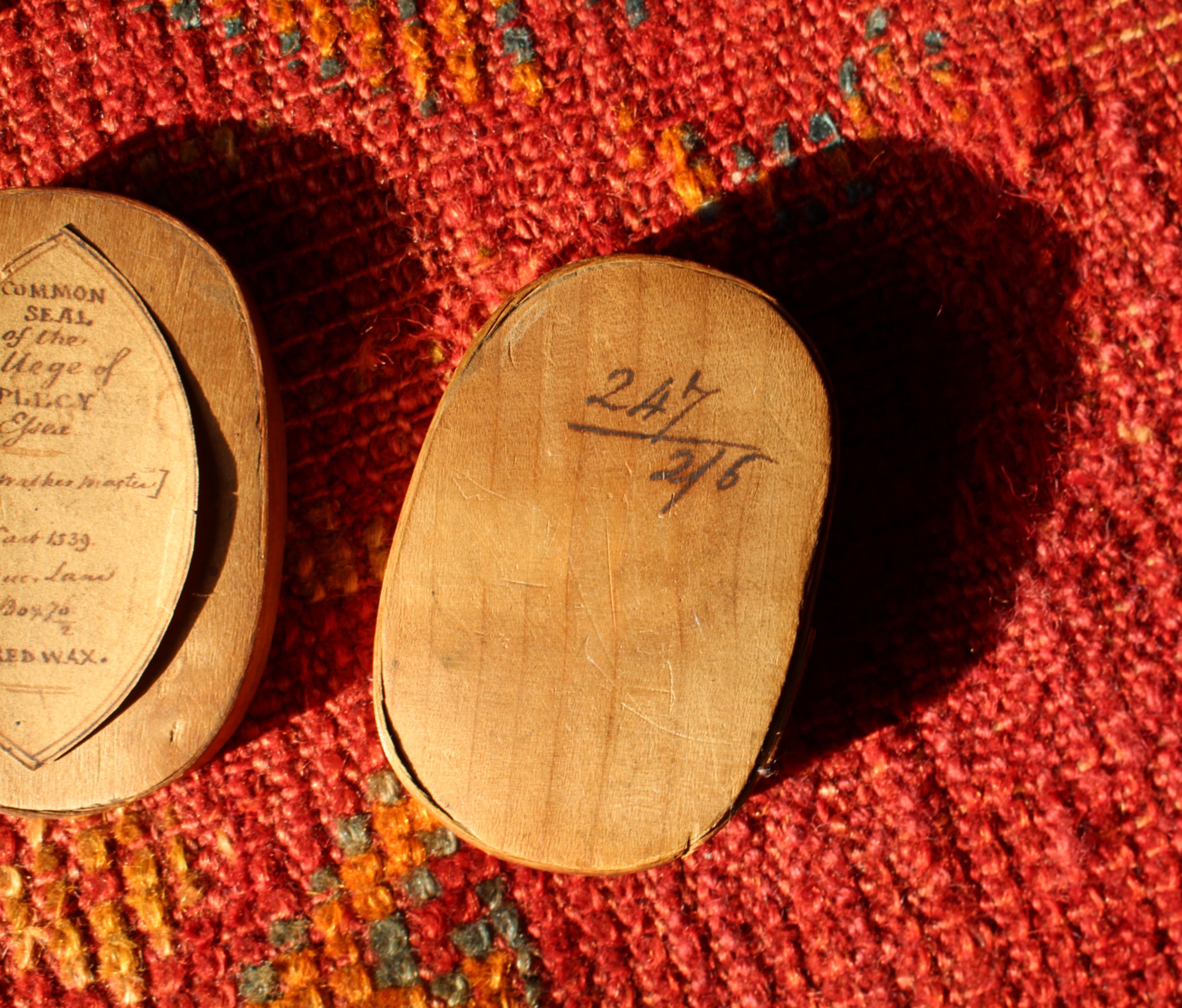 Collection of Late 18th Century English Wax & Plaster Abbey & College Seals For Sale 16