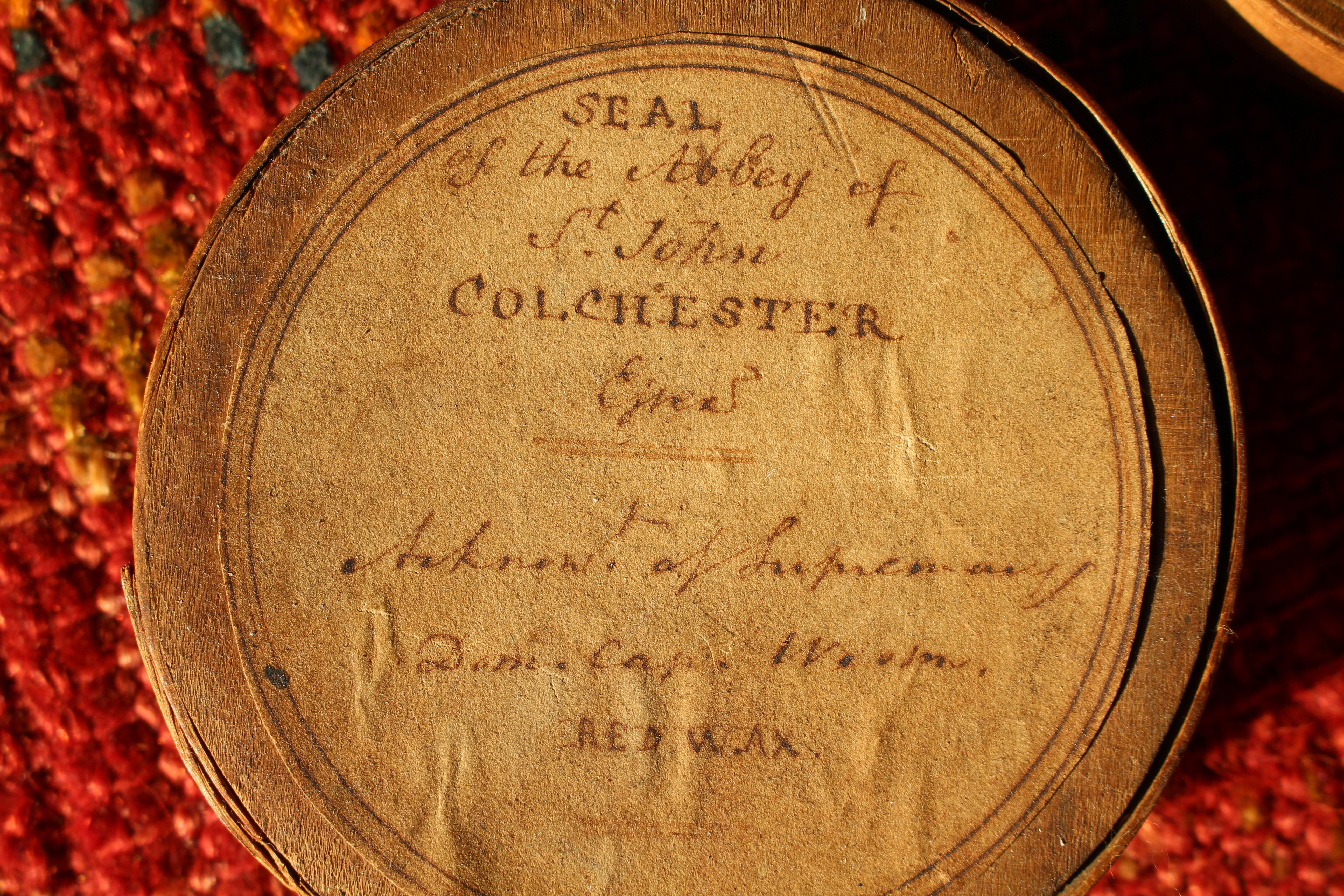 Collection of Late 18th Century English Wax & Plaster Abbey & College Seals In Good Condition For Sale In Lowestoft, GB