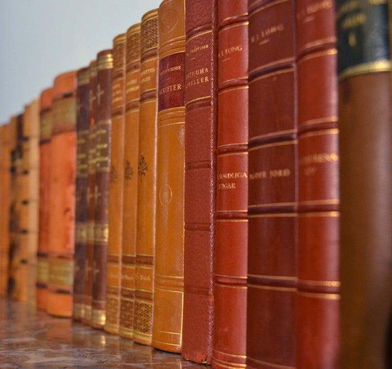 Collection Of Leather Bound Books Series 111 At 1stDibs collection-of-leather-bound-books-series-111-at-1stdibs