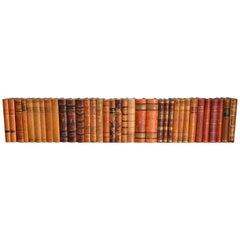 Collection of Leather Bound Books, Series 111