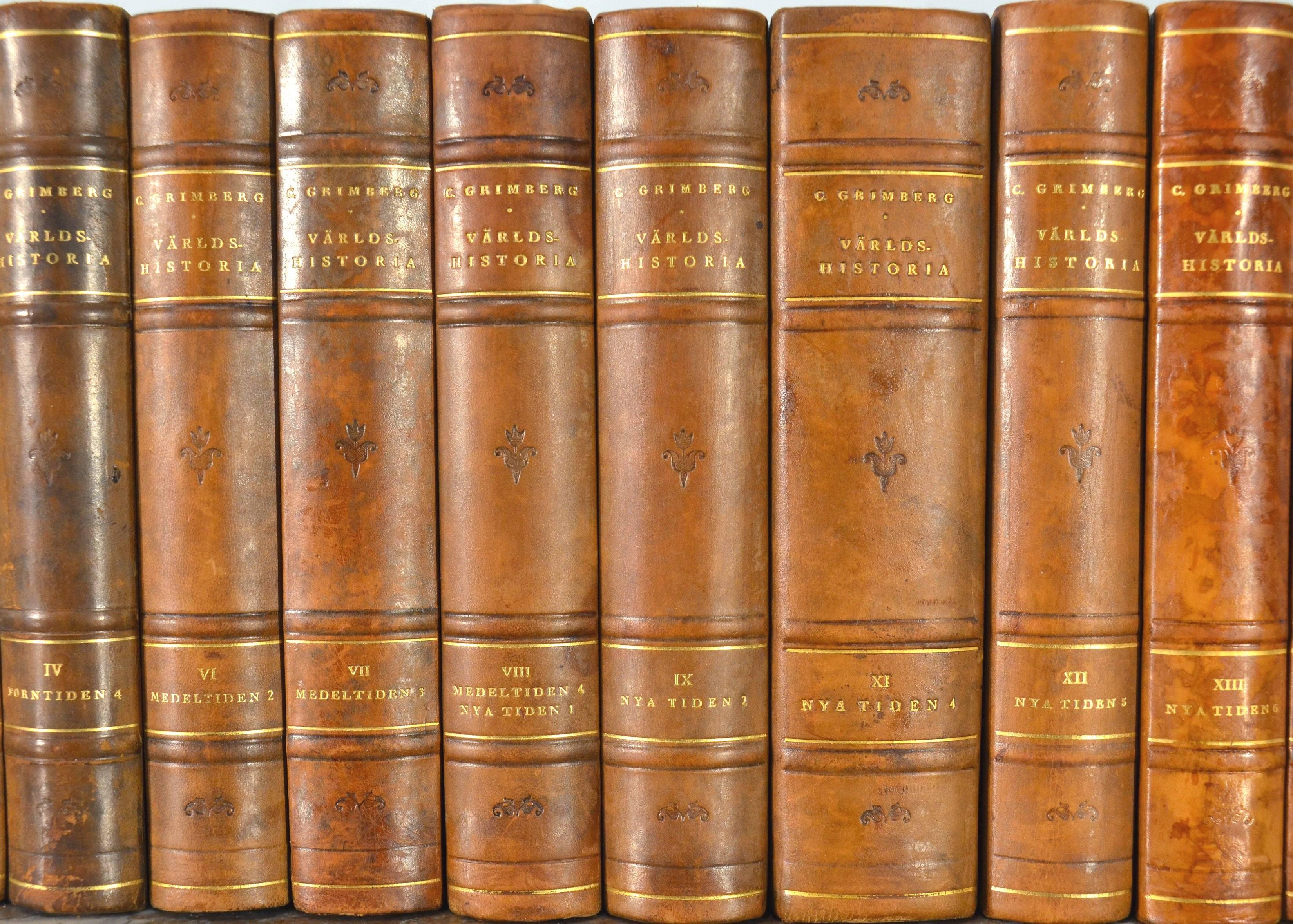 Collection of Leather Bound Books, Series 114 3