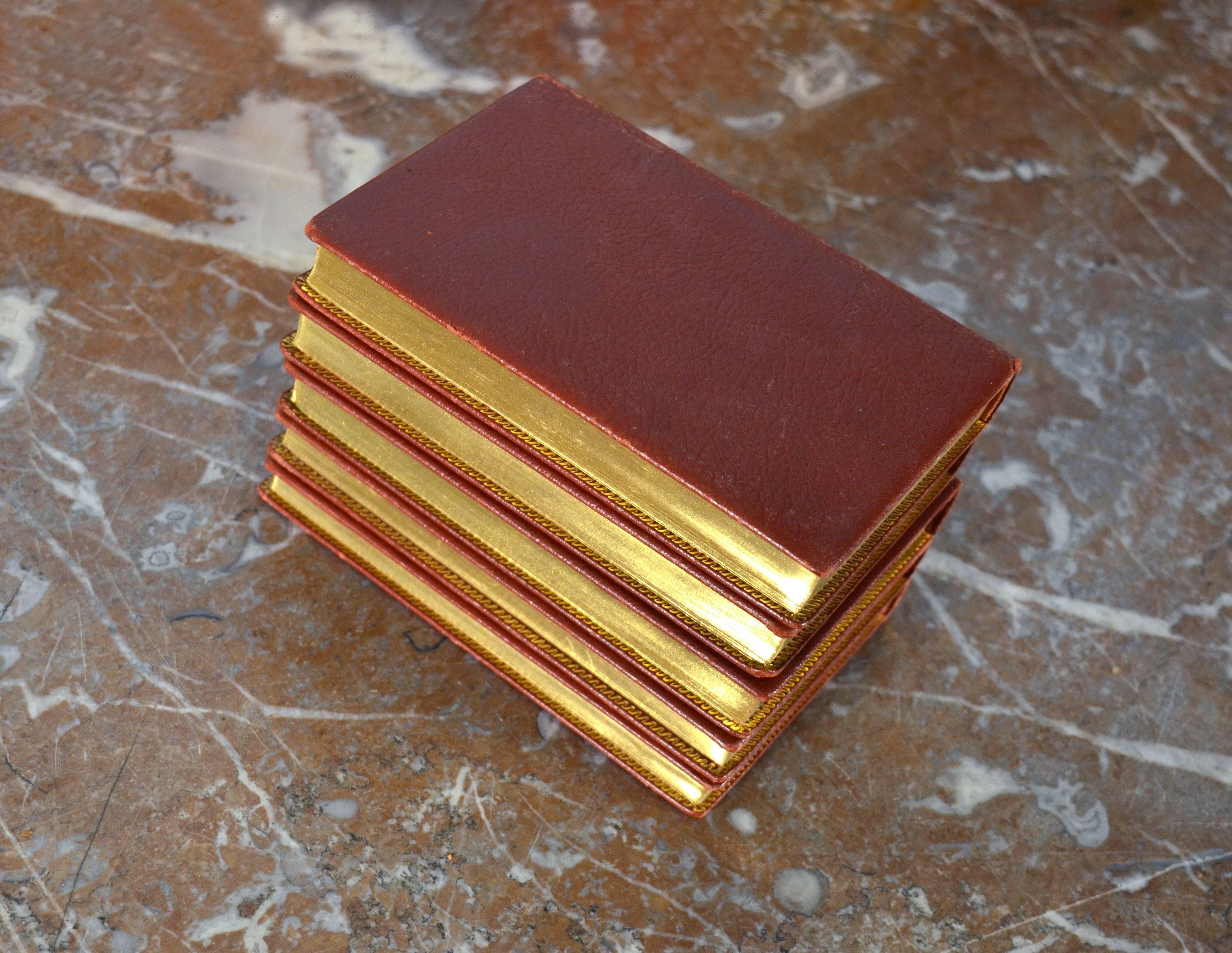Swedish Collection of Leather Bound Books, Series 116