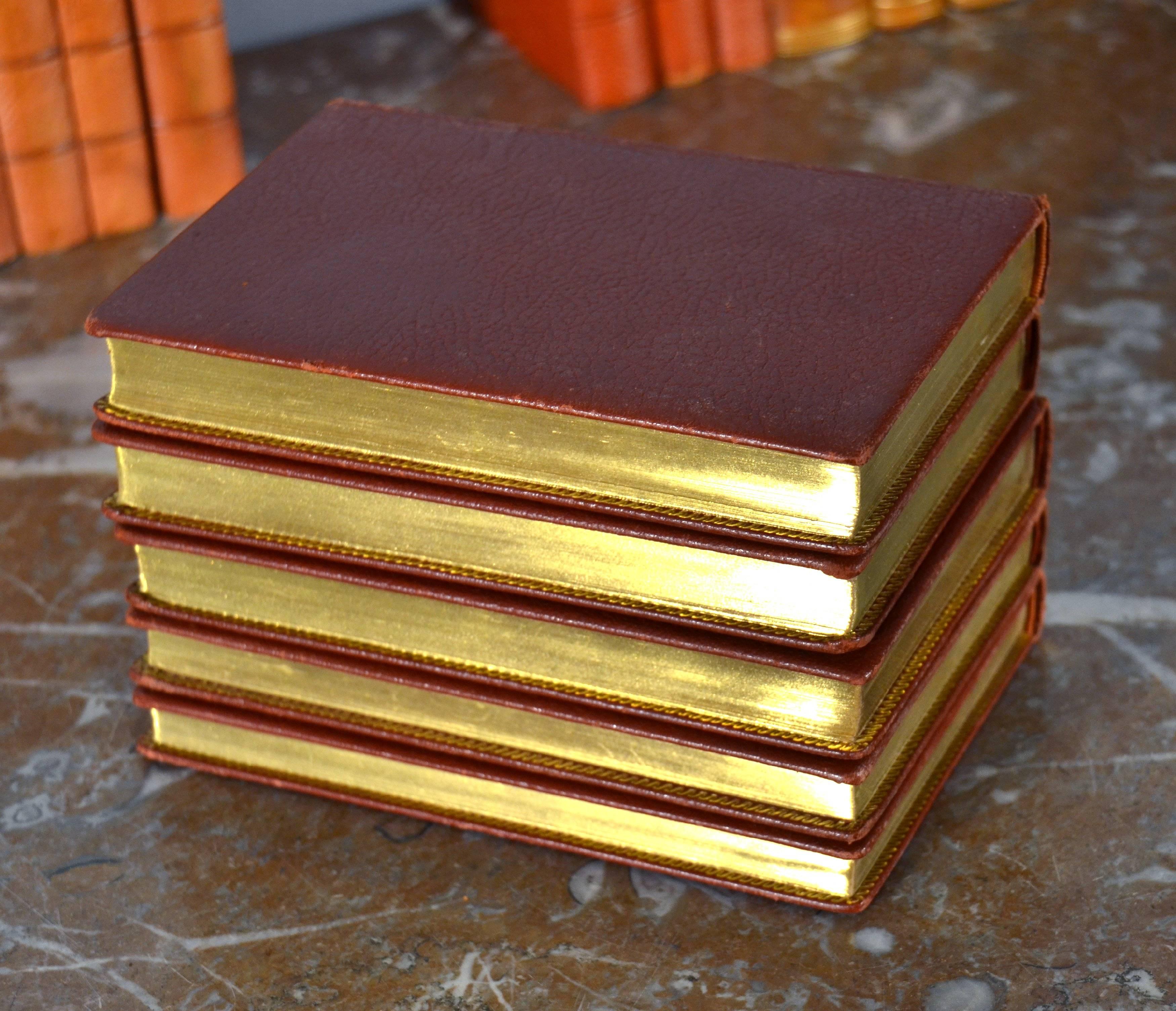 Embossed Collection of Leather Bound Books, Series 116