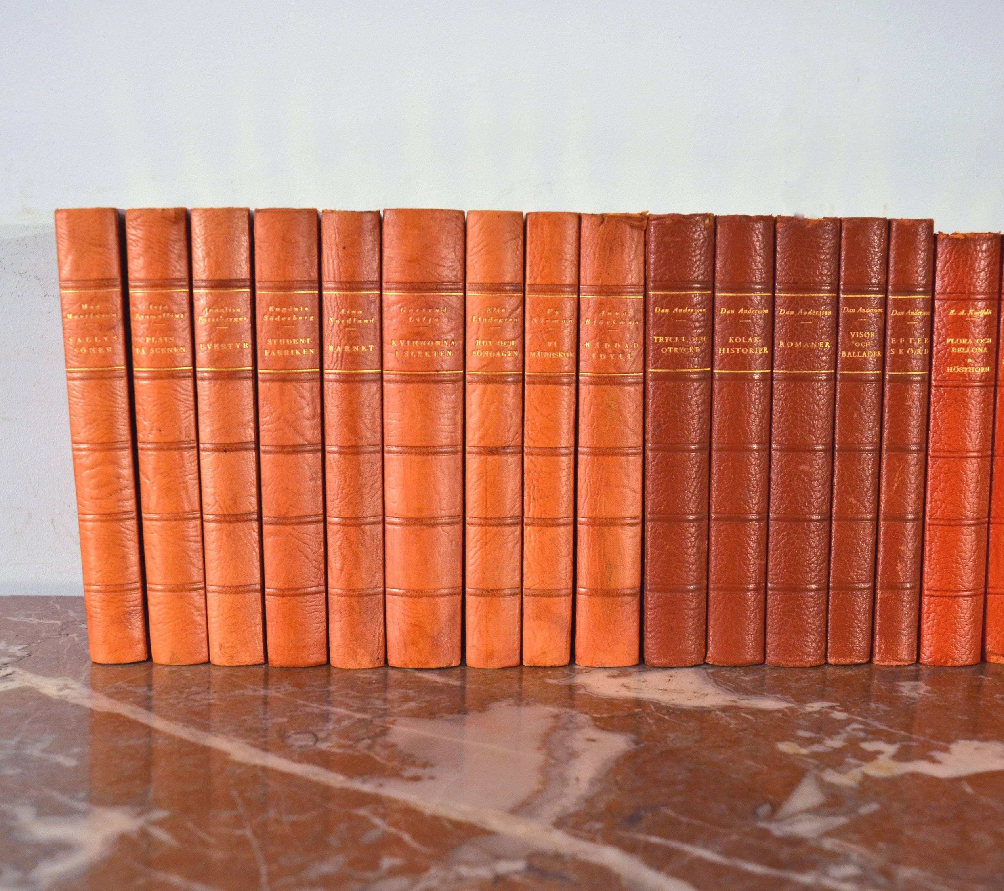 Collection of Leather Bound Books, Series 116 3