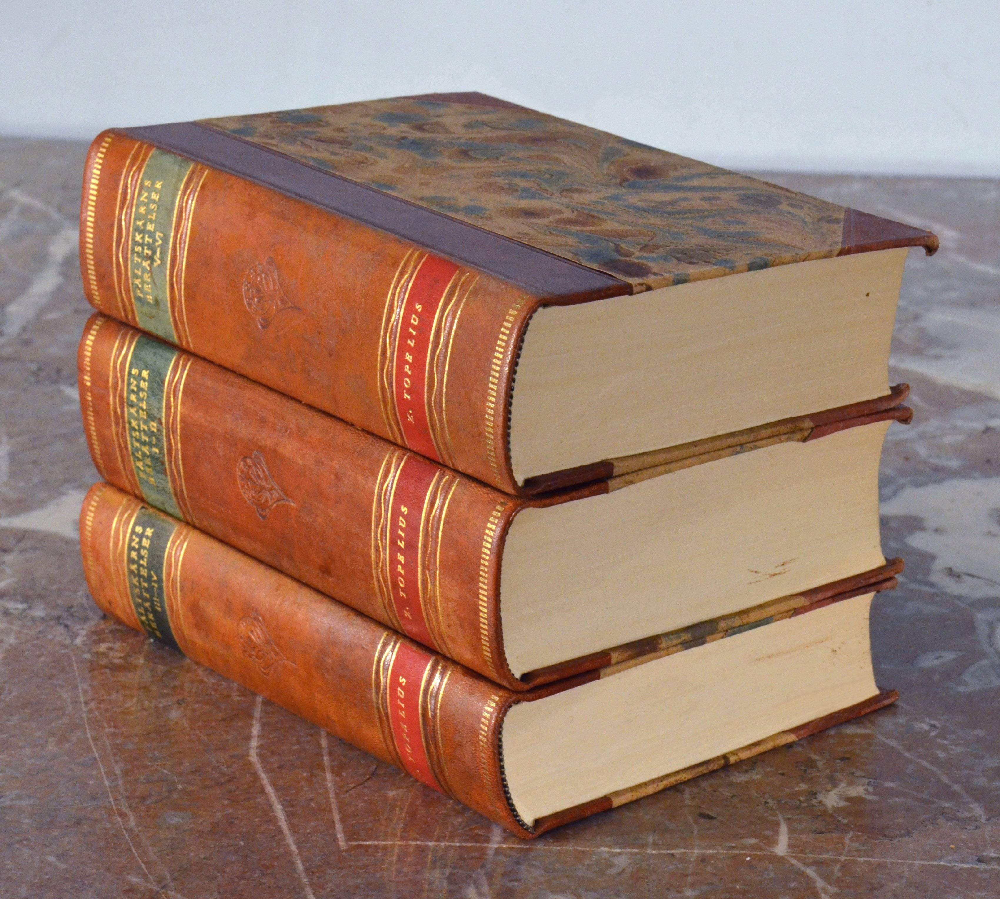 Paper Collection of Leather Bound Books, Series 119