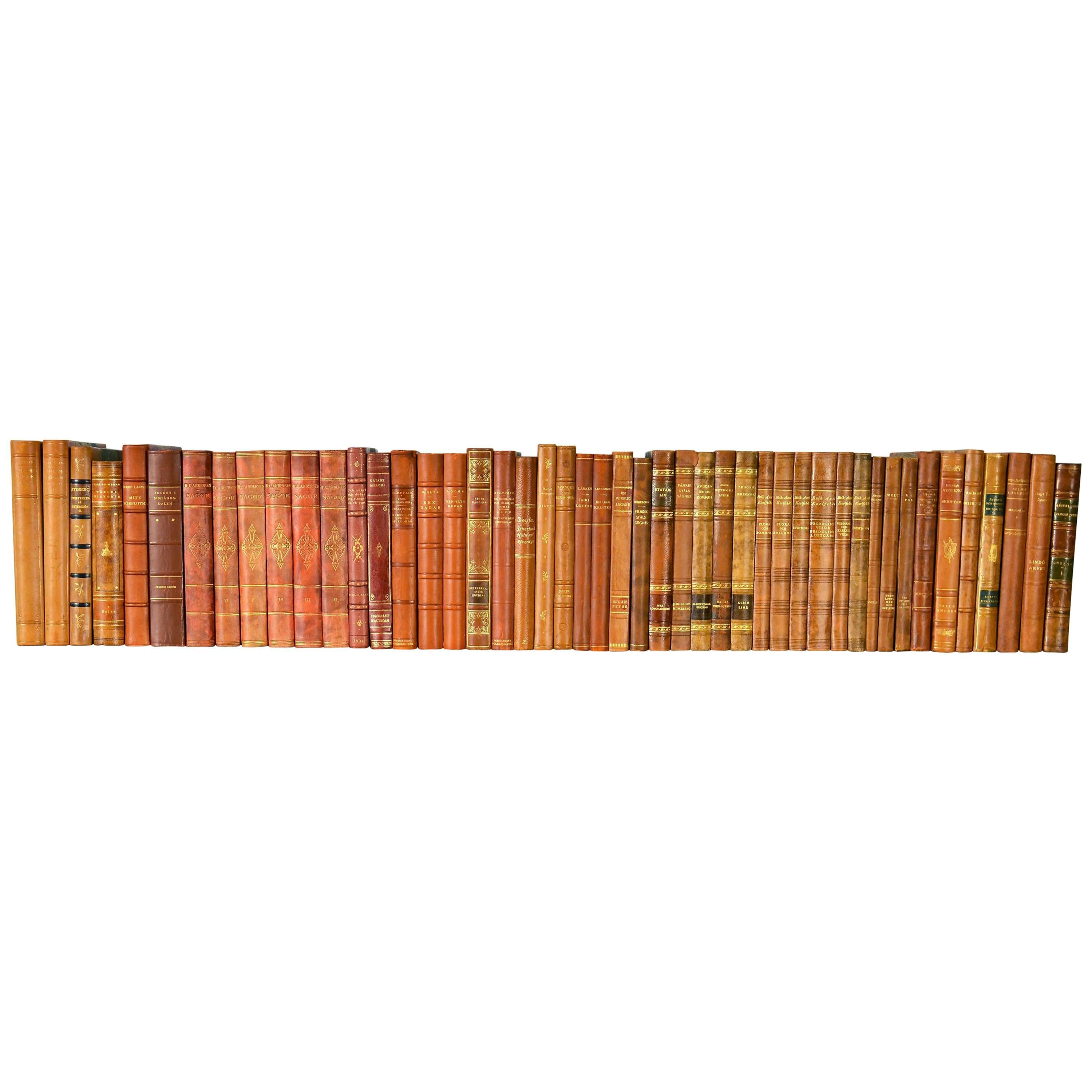 Collection of Leather Bound Books, Series 124