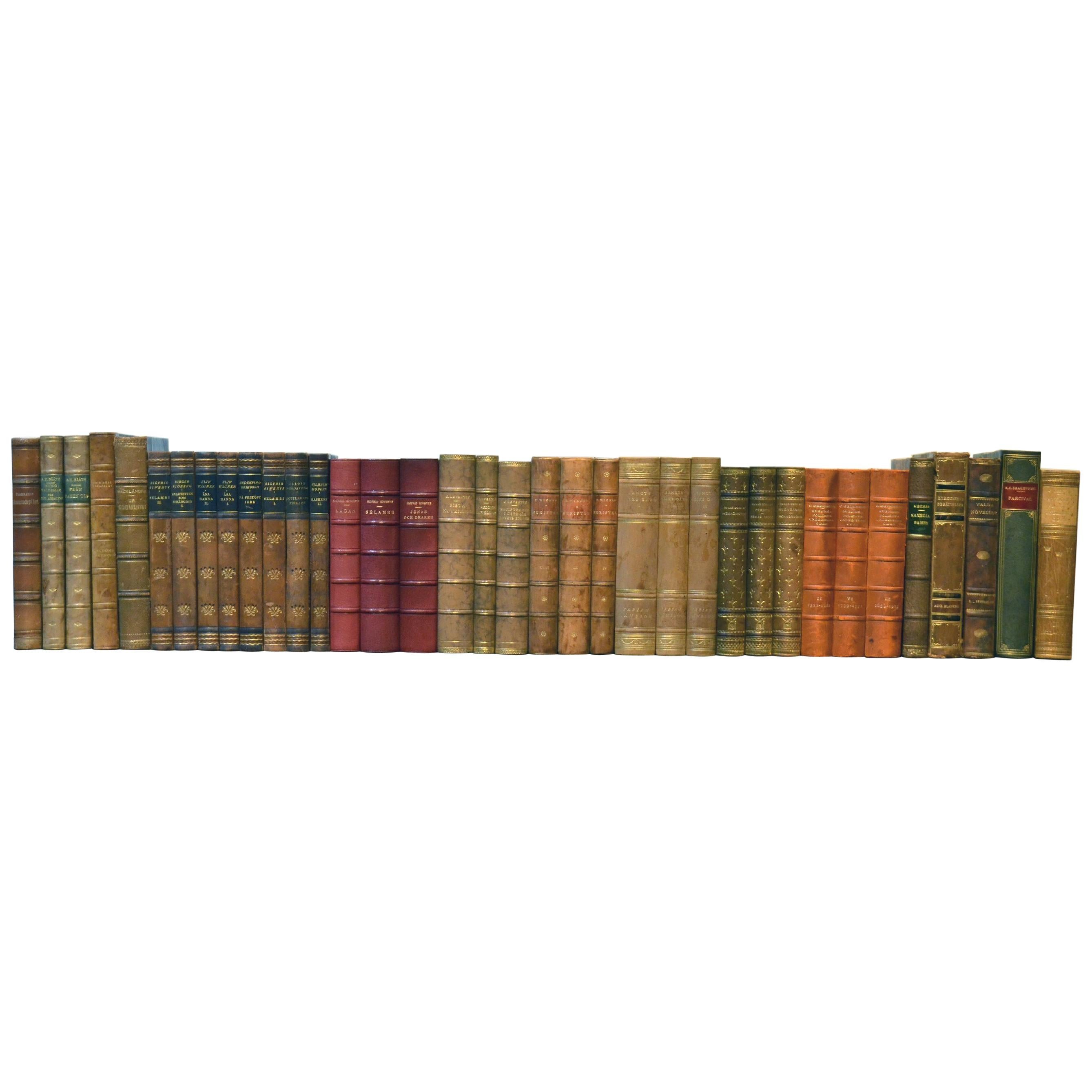 Collection of Leather Bound Books, Series 127