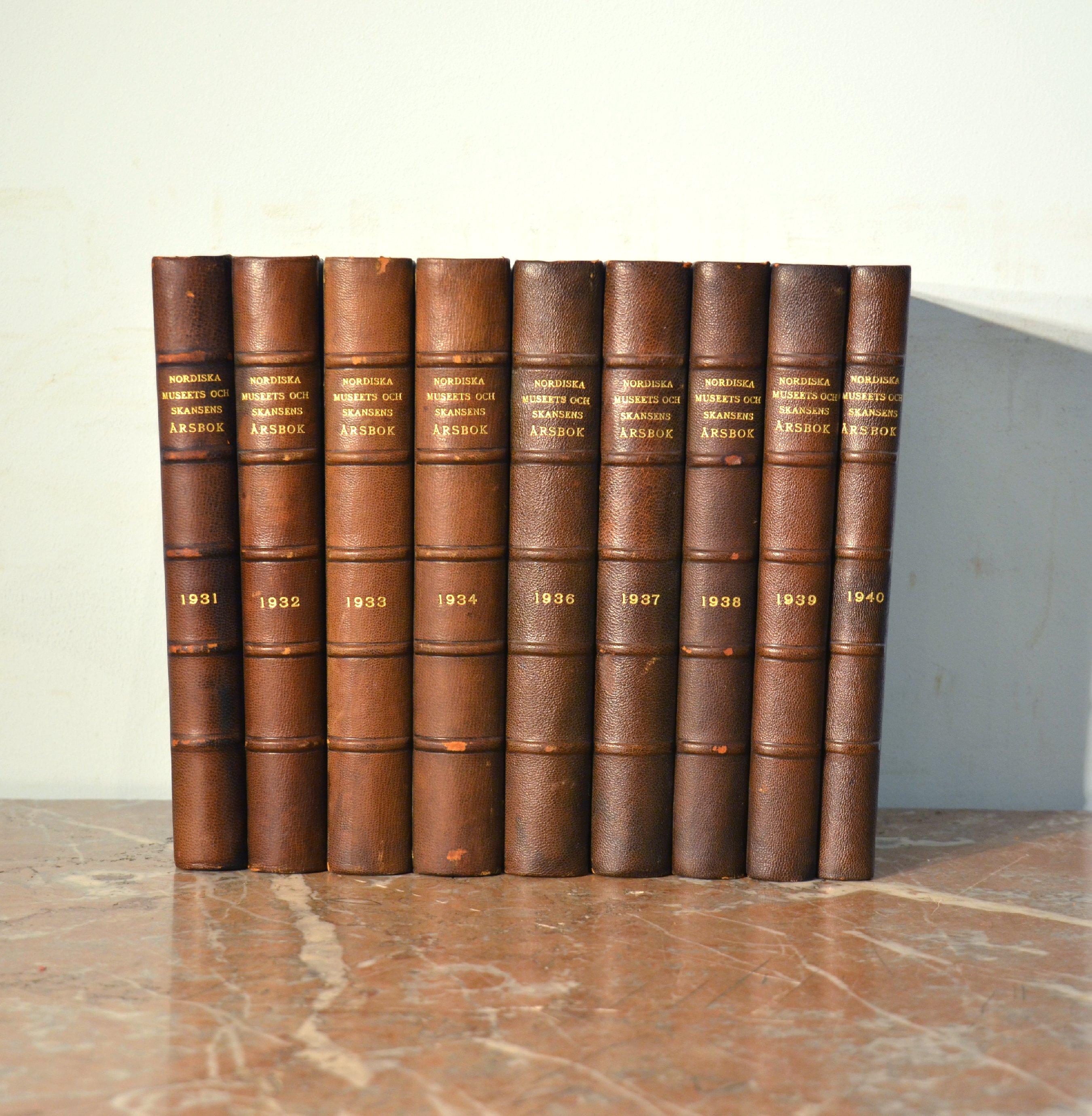 Collection of Leather Bound Books Series 132 1