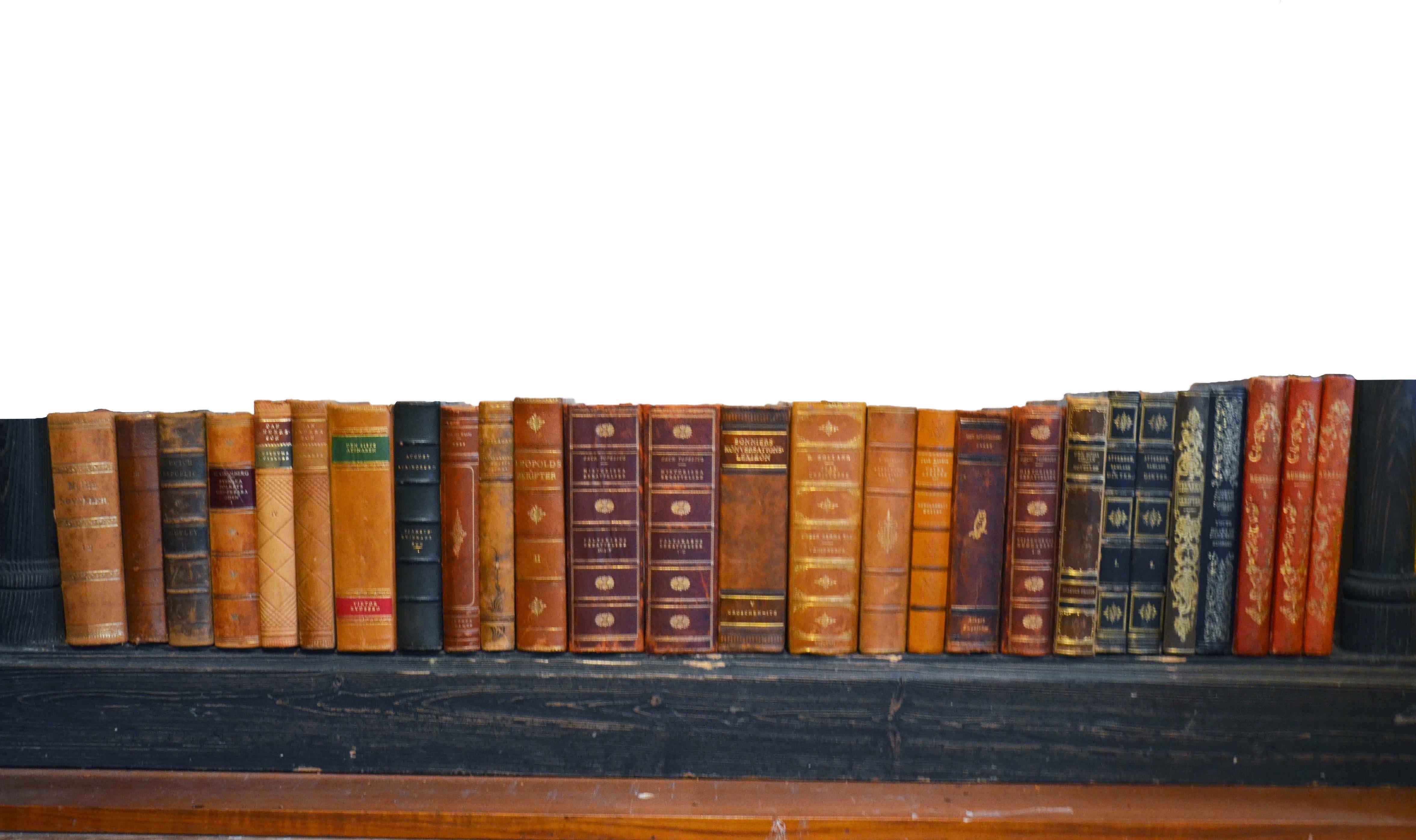 Collection of Leather Bound Books, Series 205 1