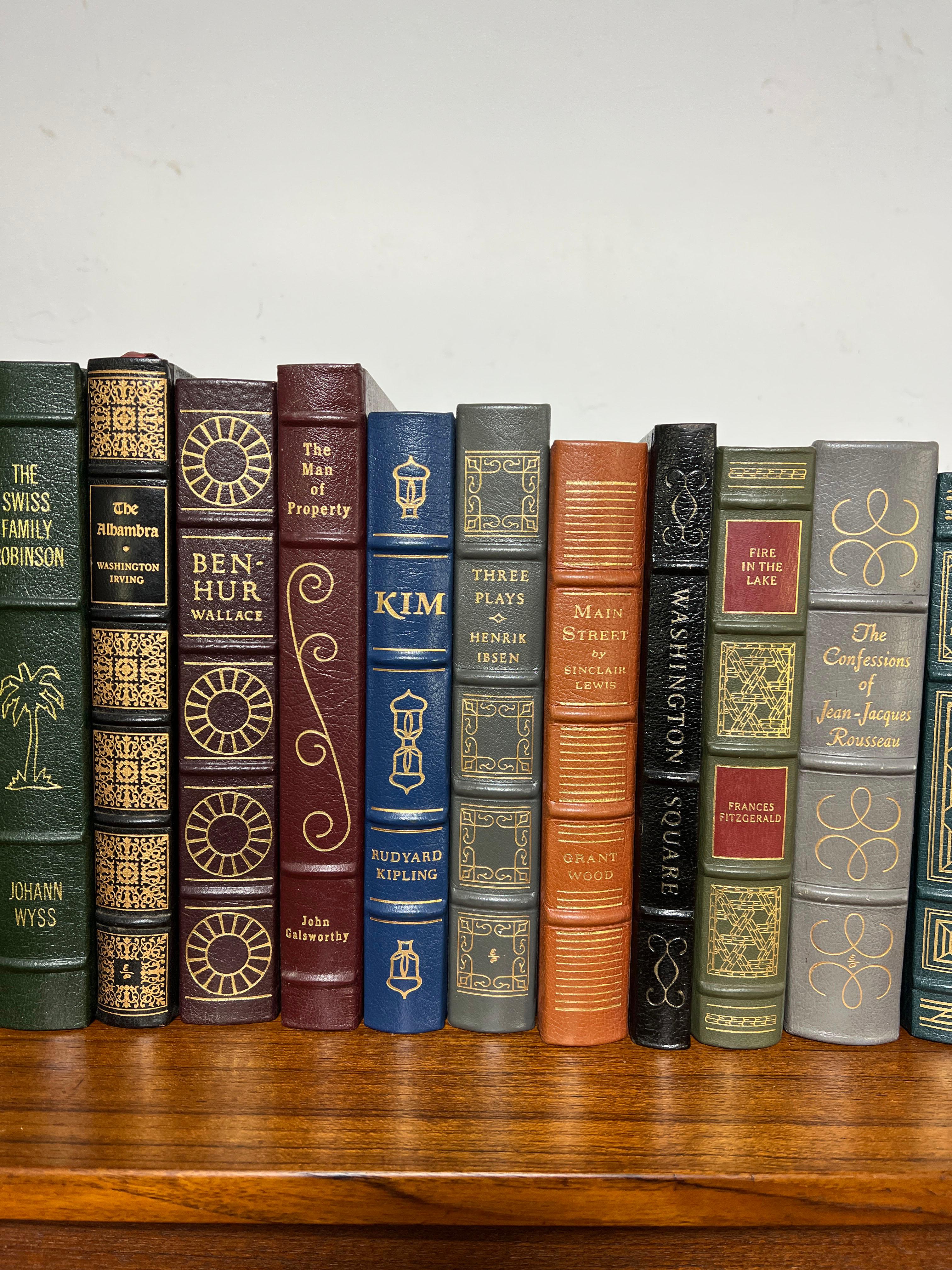 American Classical Collection of Leather Bound Classic Books, Easton Press & Franklin Library For Sale