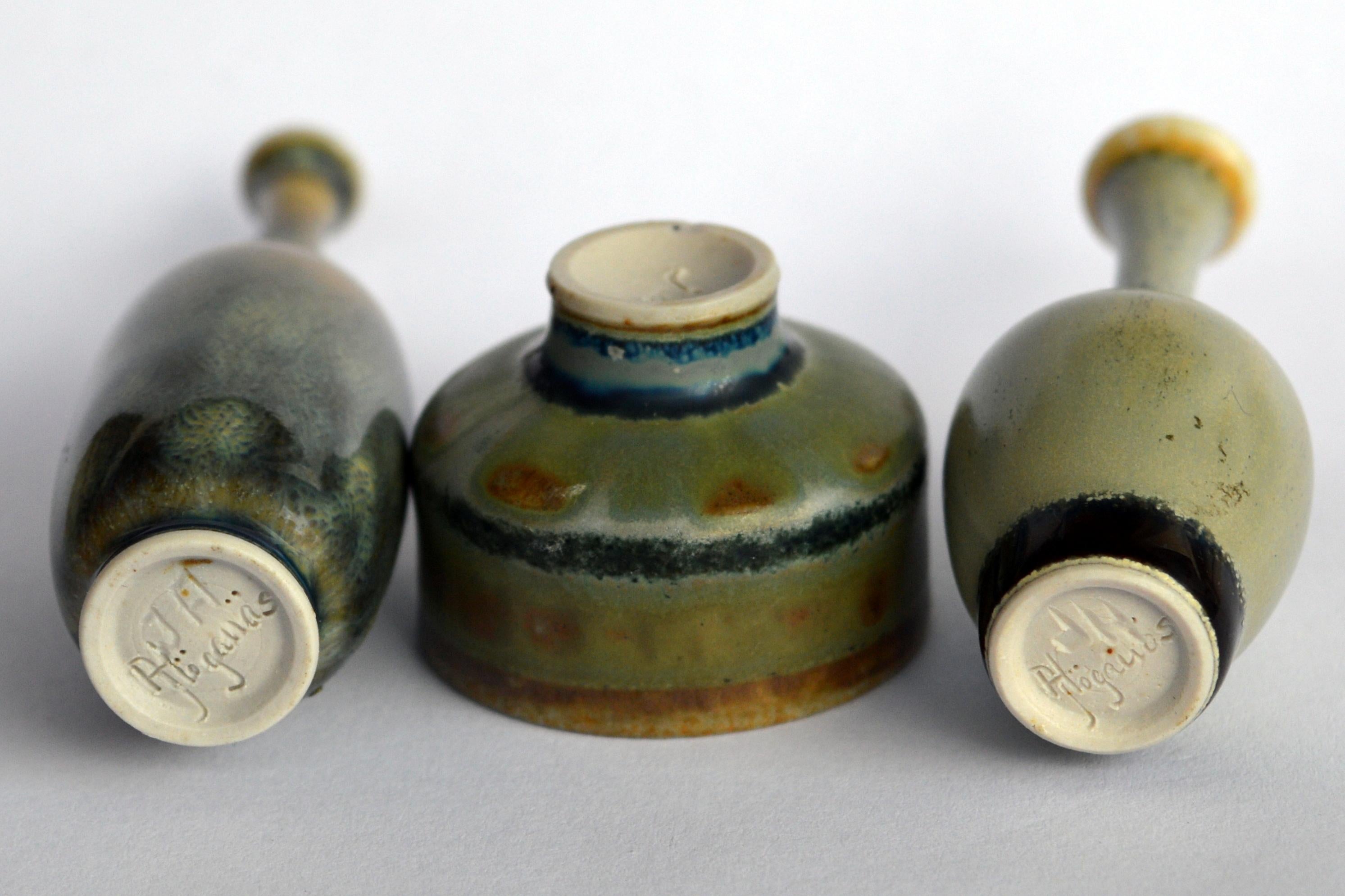 Sammlung von Miniatur-Keramikstücken aus Höganäs, Schweden im Zustand „Gut“ im Angebot in Stockholm, SE