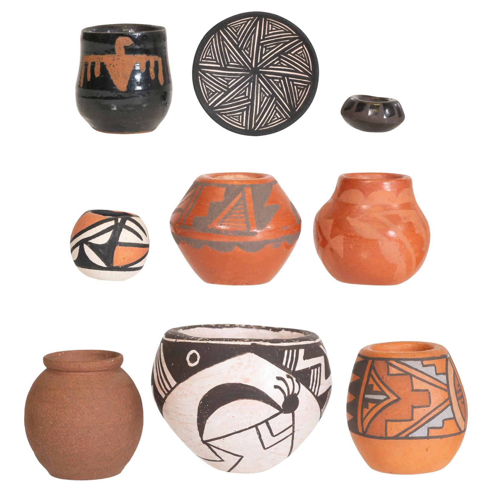 Handmade decorative Beautiful design Ceramic Black&Brawn colored  Native American Bowl 7 13\u201d inches #05#