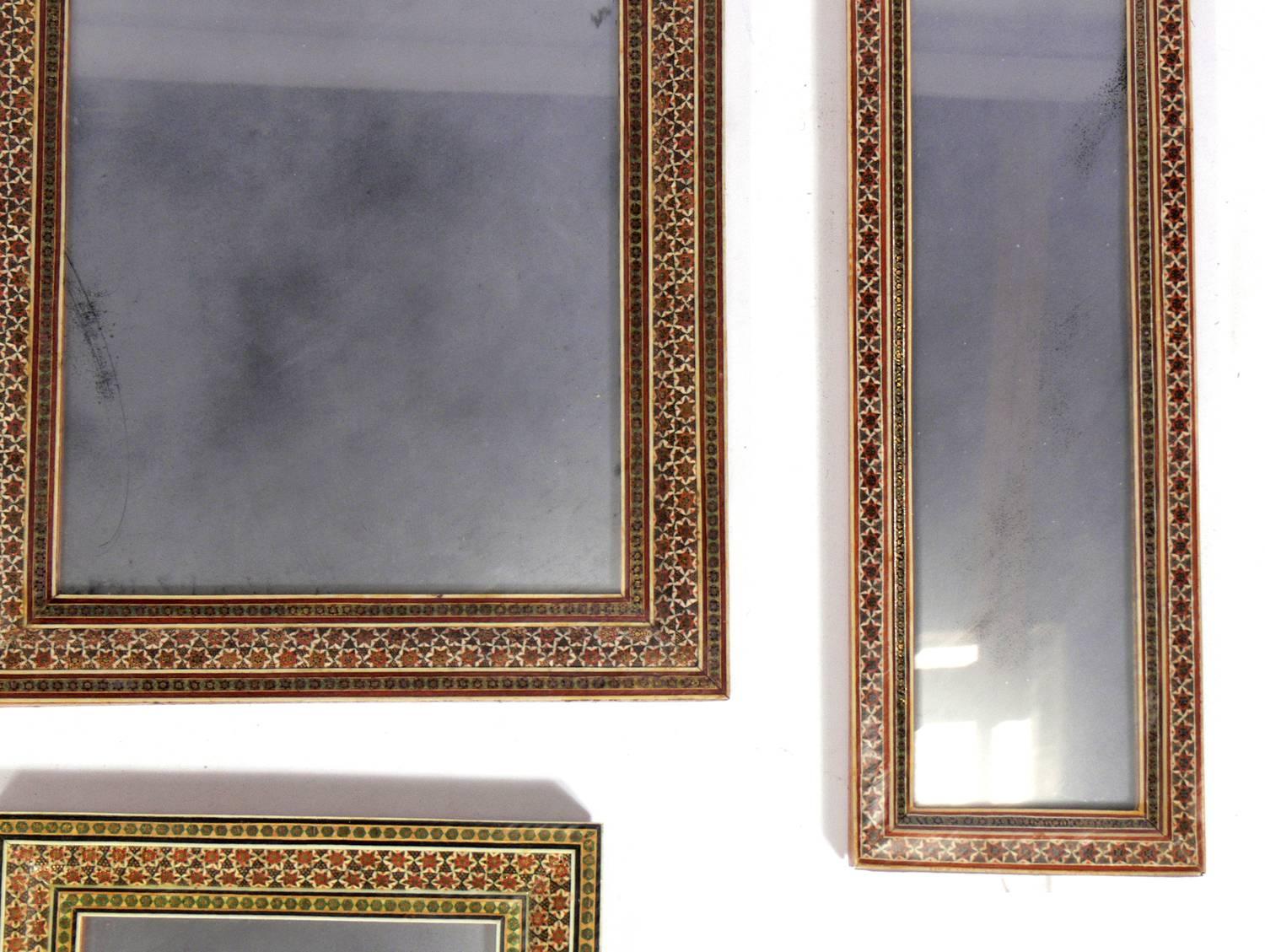 Metal Collection of Moroccan Mosaic Framed Mirrors