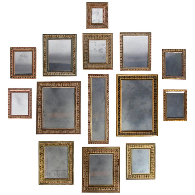 Collection of Moroccan Mosaic Framed Mirrors For Sale at 1stDibs