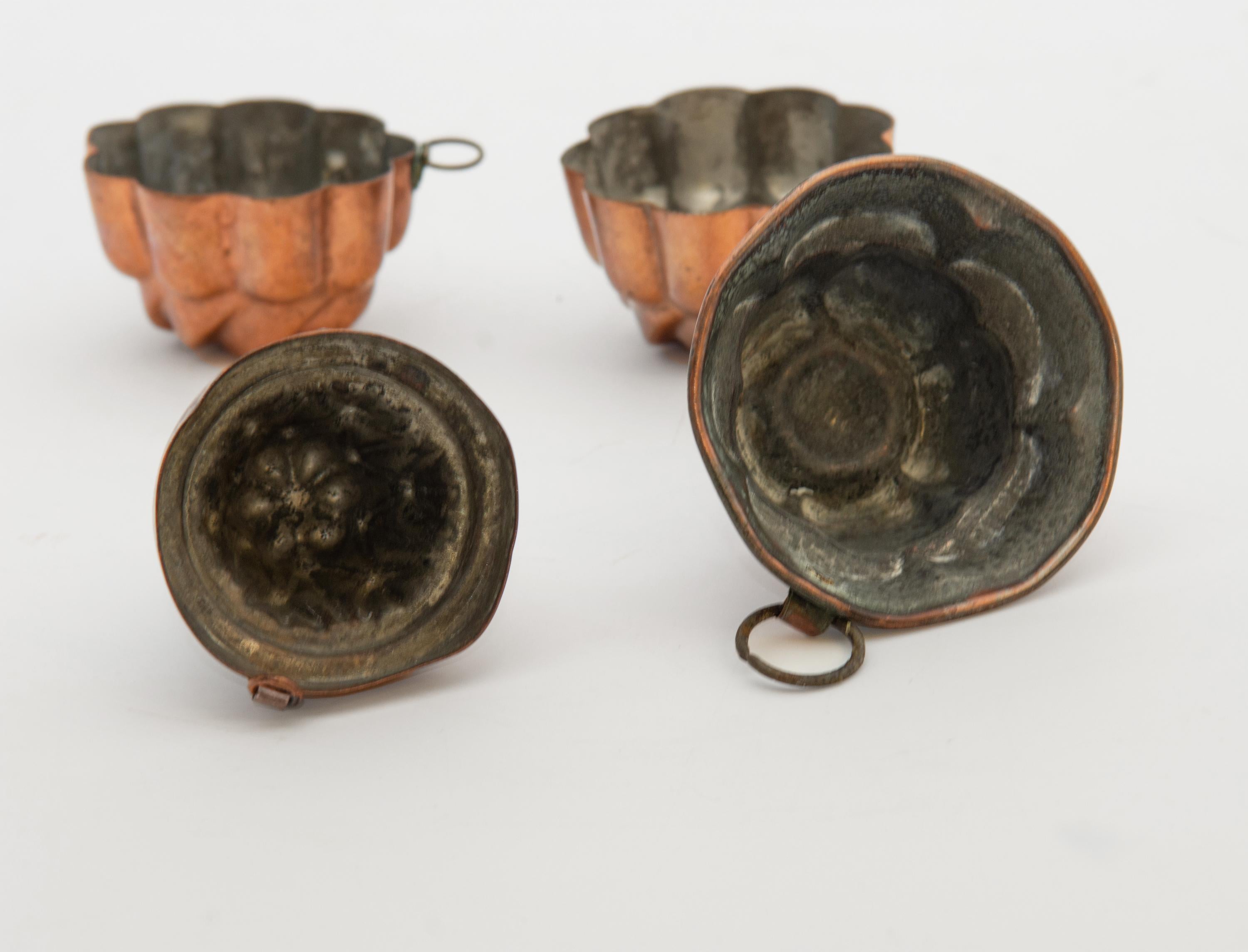 Collection Of Nine Antique Copper Moulds Circa 1900 1930s For Sale 13