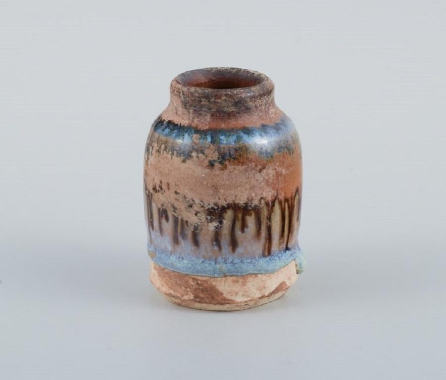 Danois The Collective de neuf vases miniatures en céramique émaillée. 1960 / 70's en vente