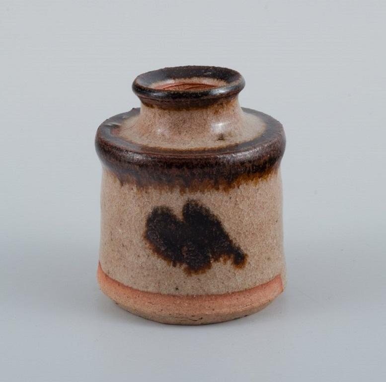 Smaltato Collezione di nove vasi in miniatura in ceramica smaltata. 1960 / 70's in vendita