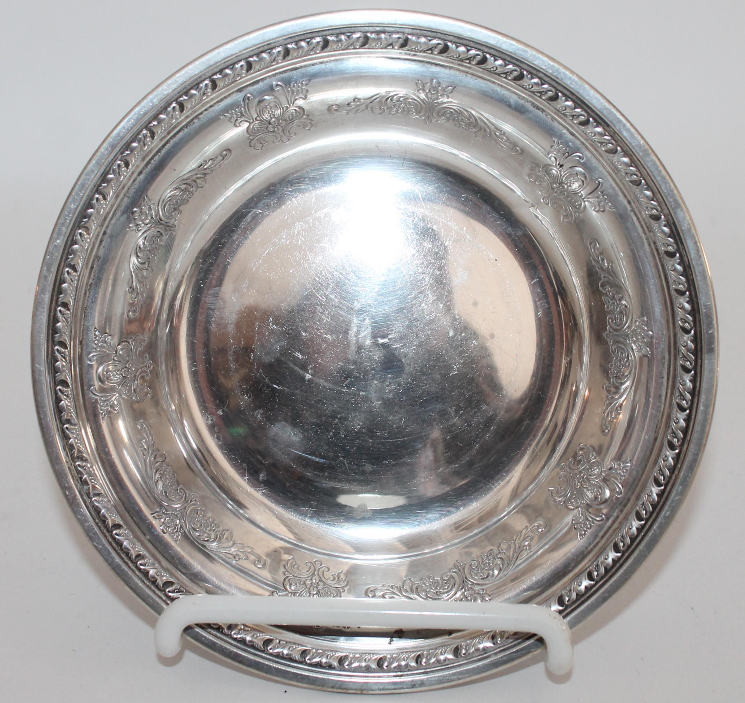 Collection of Nine Silver Sterling Serving Dishes and Bowls For Sale 10