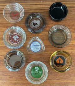 Collection of Nine Vintage Las Vegas Casino Ashtrays