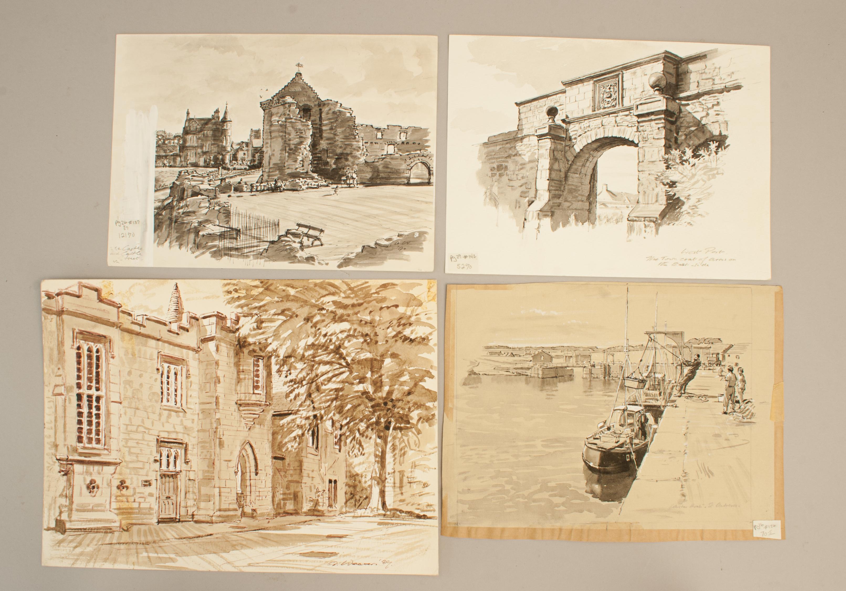 Collection of Original Artwork by Arthur Weaver For Sale 10