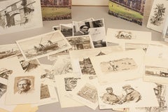 Collection of Original Golf Artwork by Arthur Weaver