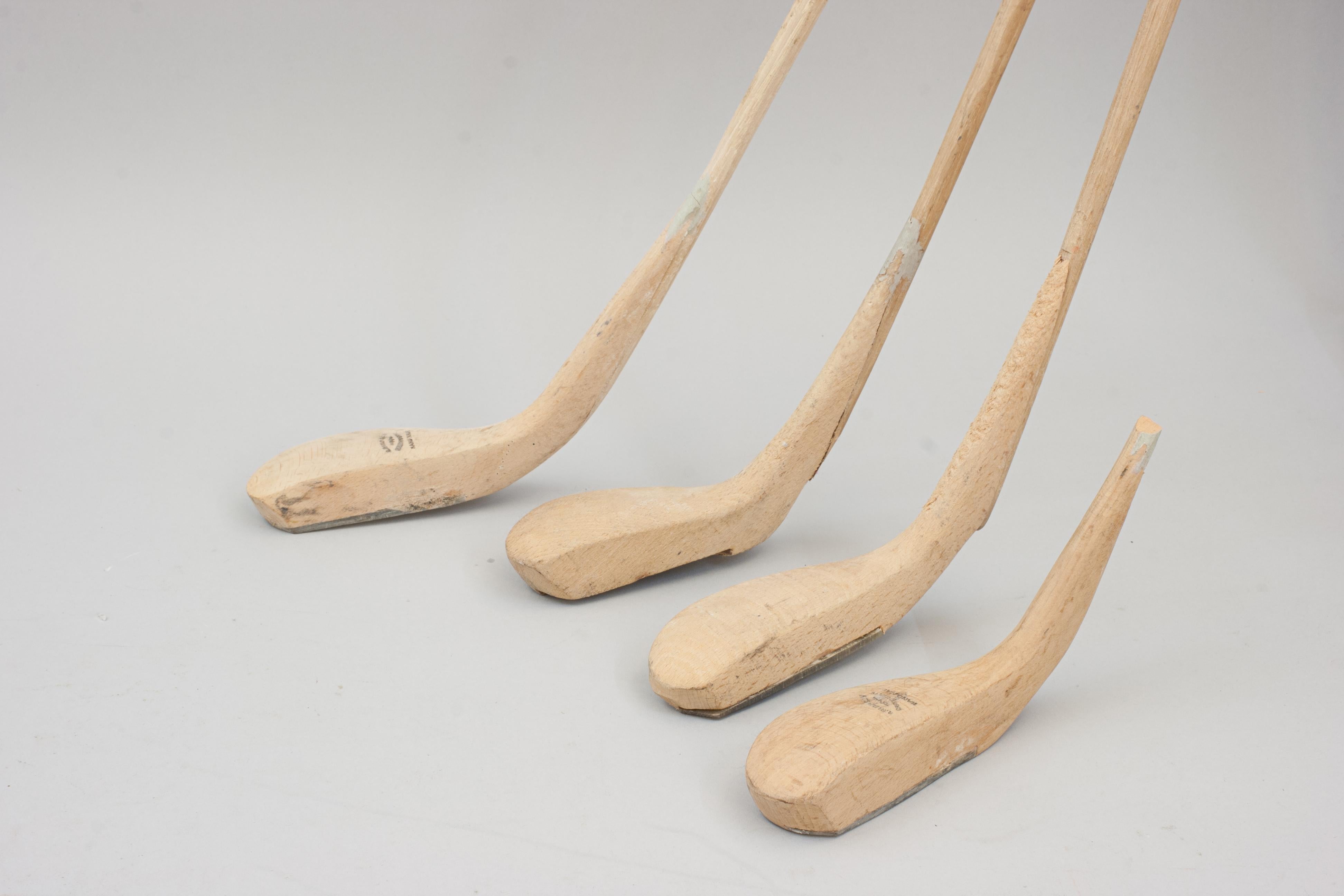 Collection of Part Made Simpson Long Nose Clubs, Carnoustie 4