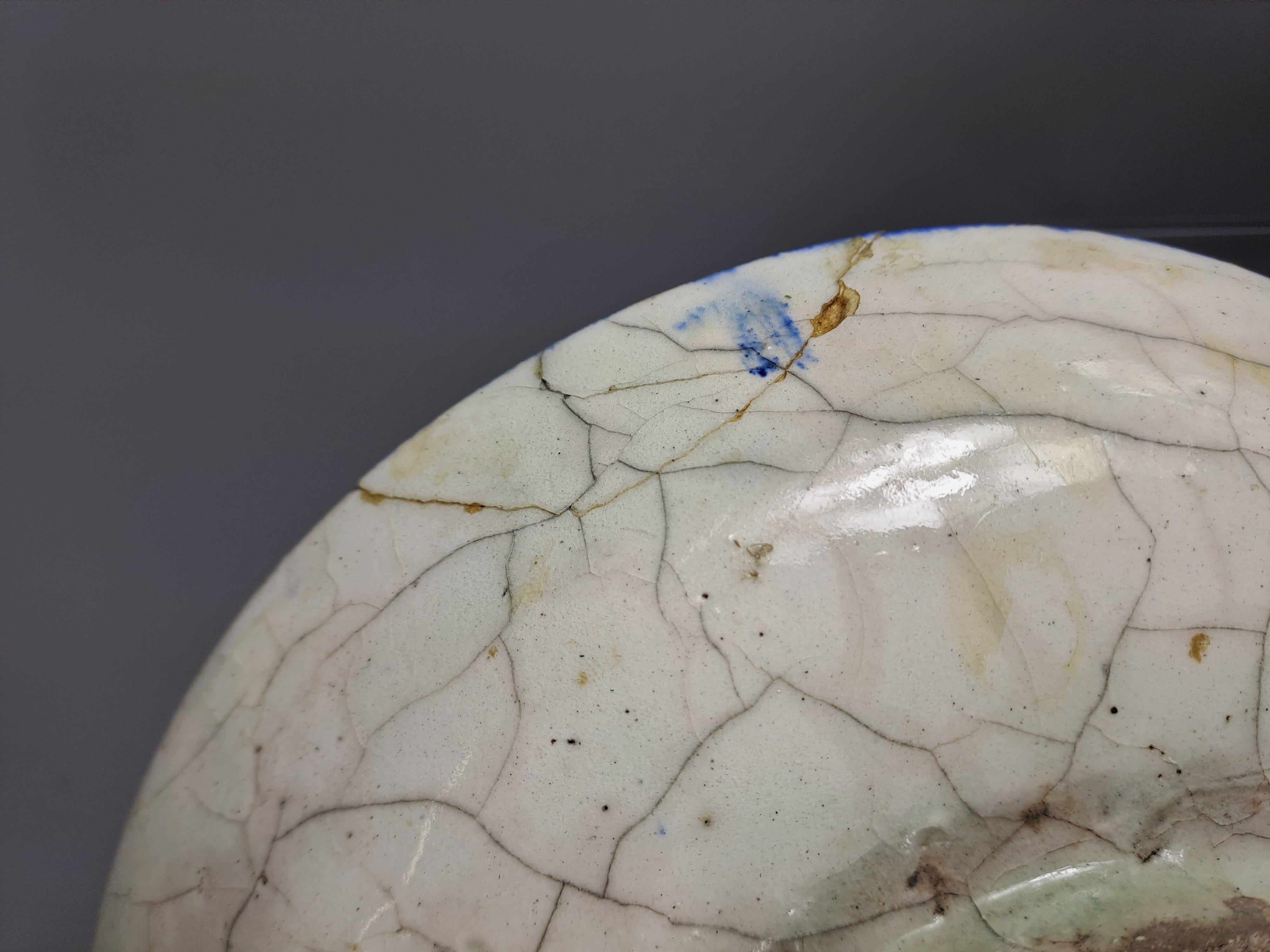 Collection of Persian Glazed Ceramic Plates - Islamische Kunst - 18. Jahrhundert im Angebot 5