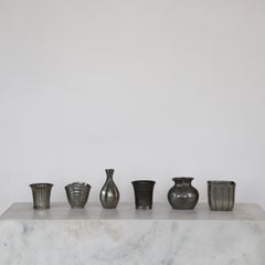 Collection of Pewter Vases by Just Andersen, 1920s - 1940s, Denmark