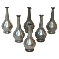 Collection of Pewter Vases by Just Andersen, 1920s, Denmark