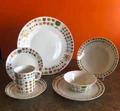 Collection of Piemonte Dinnerware by Emilio Pucci for Rosenthal Studio Line