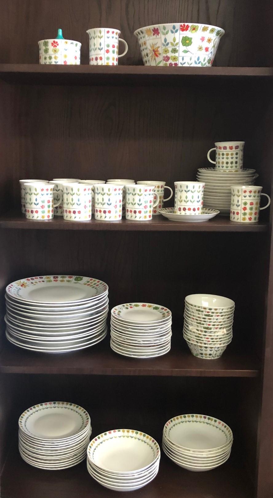 Ceramic Collection of Piemonte Dinnerware by Emilio Pucci for Rosenthal Studio Line
