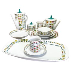 Kollektion von Piemonte-Essgeschirr von Emilio Pucci für Rosenthal Studio Line