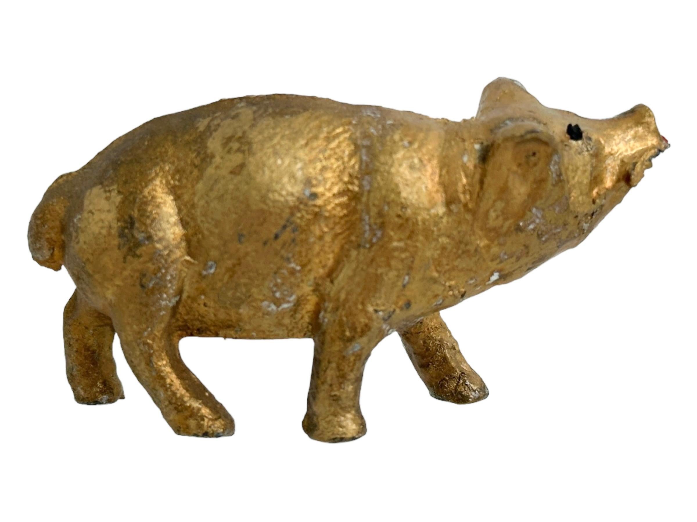 20th Century Collection of Pig & Chimney Sweep Lucky Charm Figurines, Antique Austria, 1900s For Sale