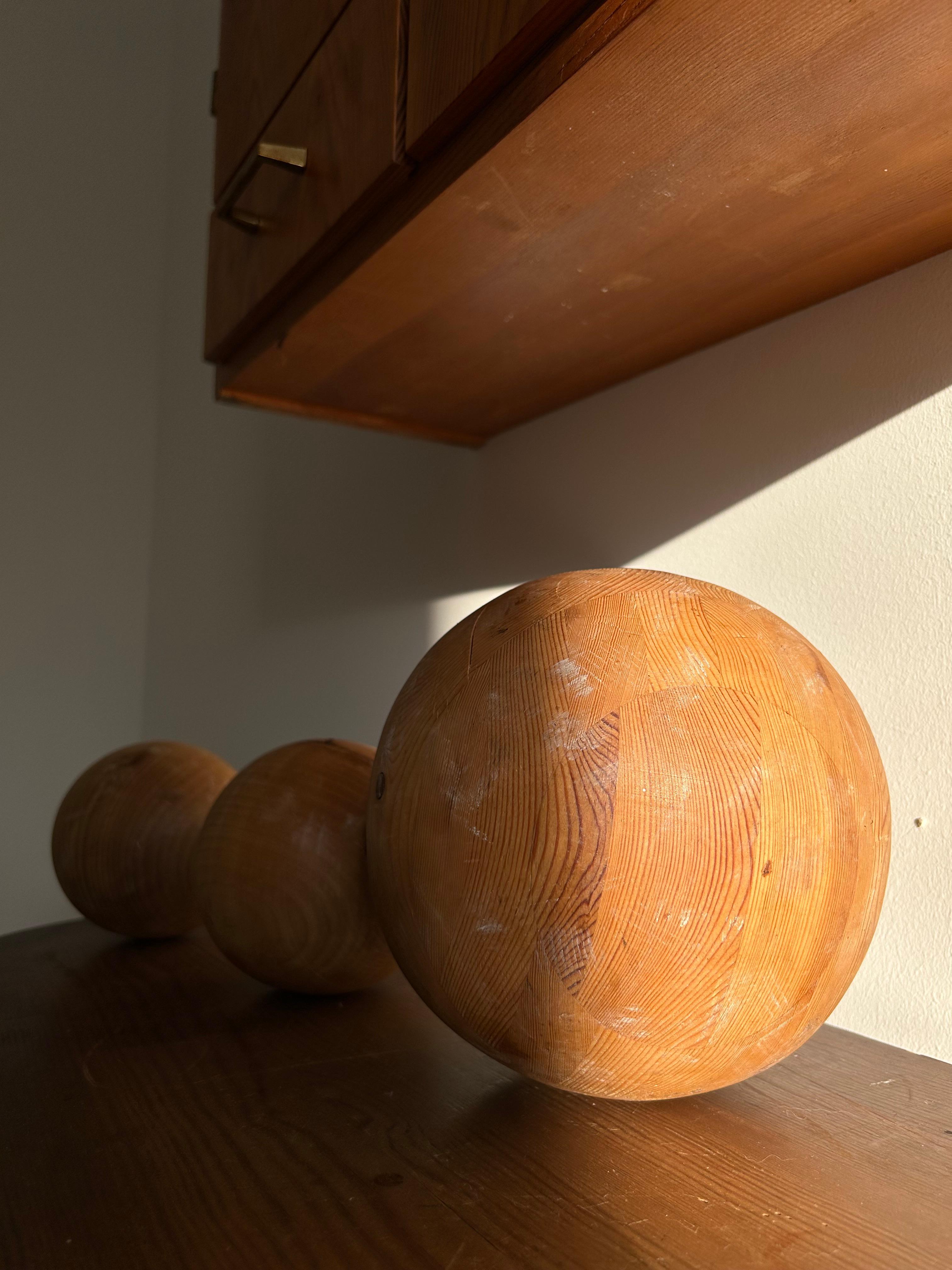 Danish Collection of Pine Balls, Denmark, 1970s For Sale