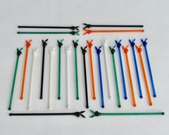 Collection of Playboy club bunny cocktail swizzle stir sticks and toothpicks