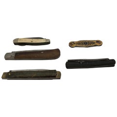 Antique Collection of Pocket Knives