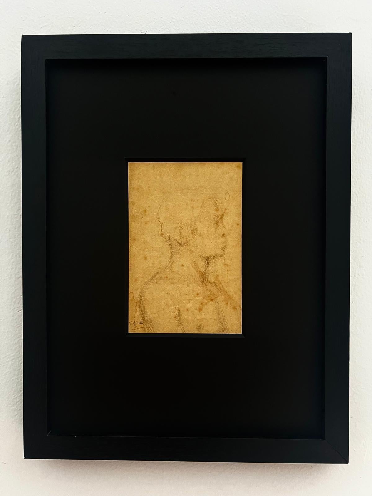 Peint à la main Collectional de dessins rares de la Renaissance italienne Études du XVIe siècle en vente
