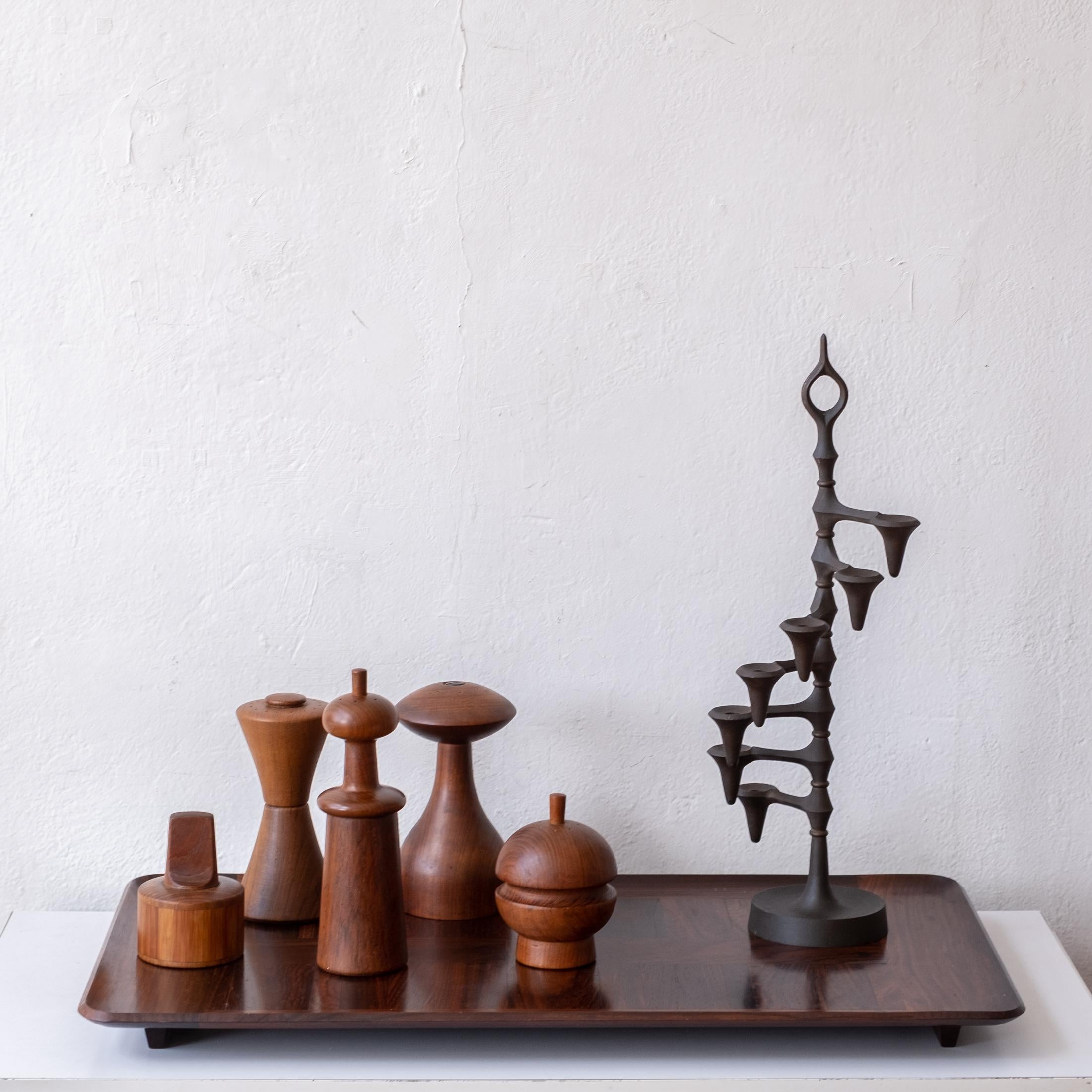 Collection of Rare Pepper Mills by Jens H. Quistgaard for Dansk 10