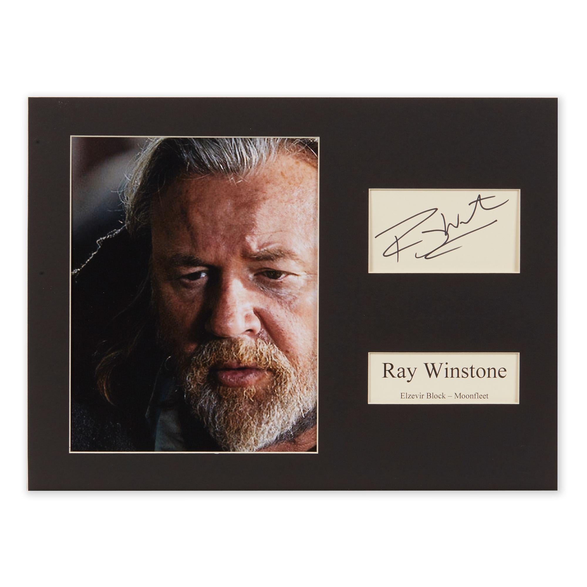 English Collection of Ray Winstone Autographs and Photographs For Sale