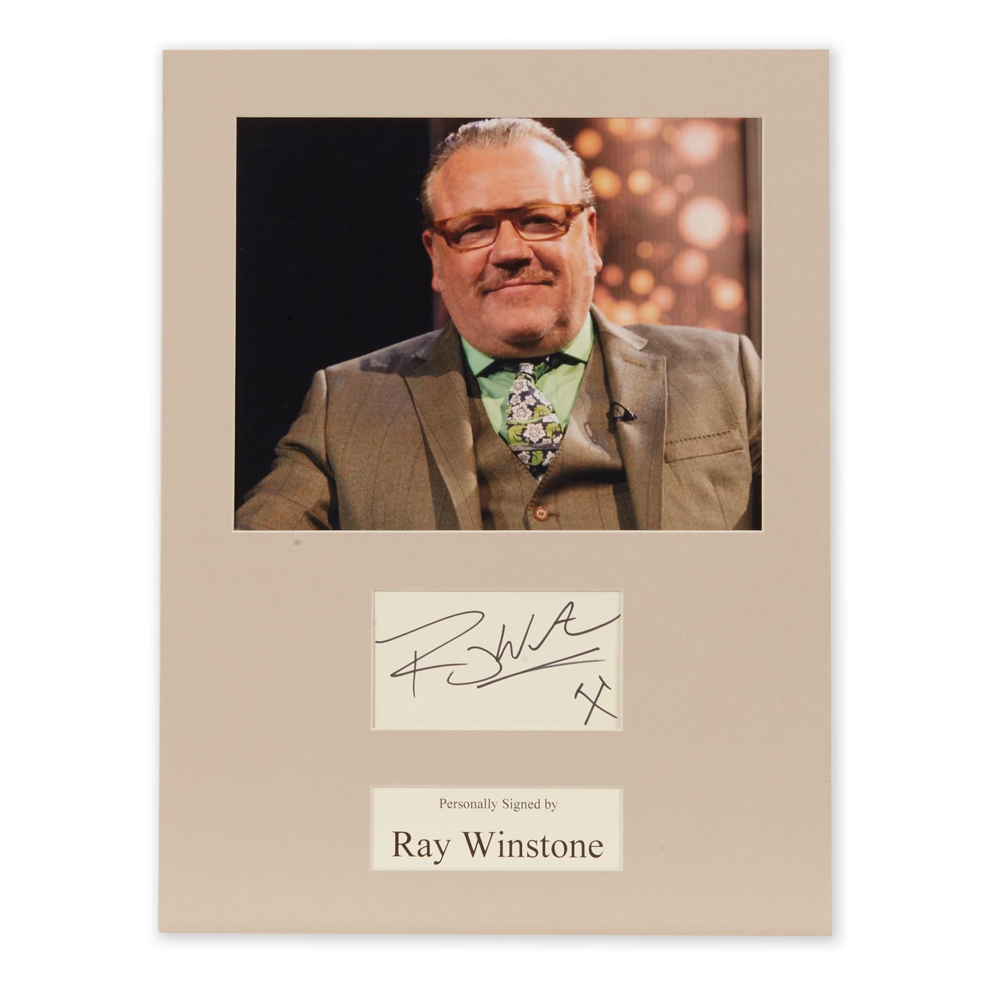 20th Century Collection of Ray Winstone Autographs and Photographs For Sale