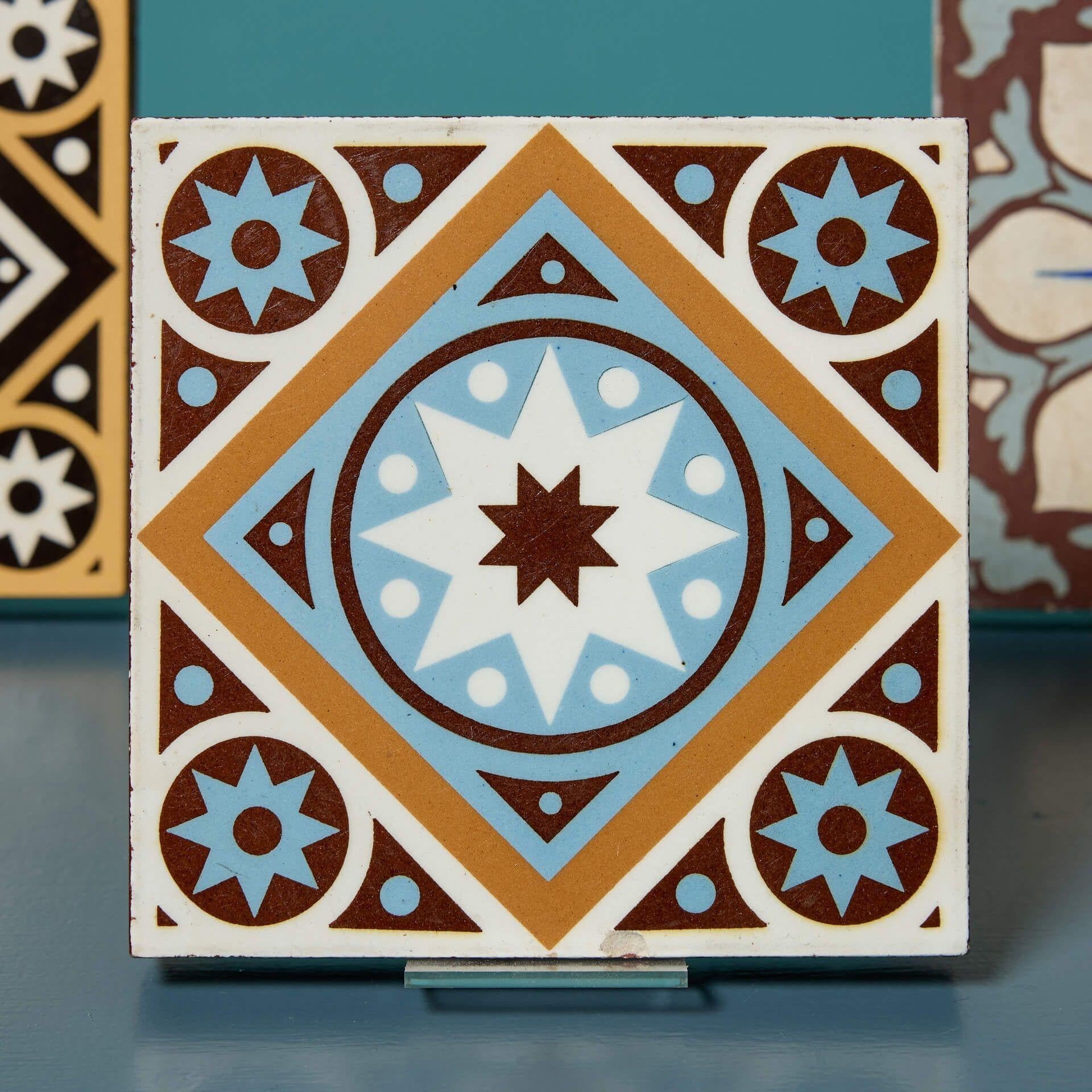 English Collection of Reclaimed Encaustic Tiles