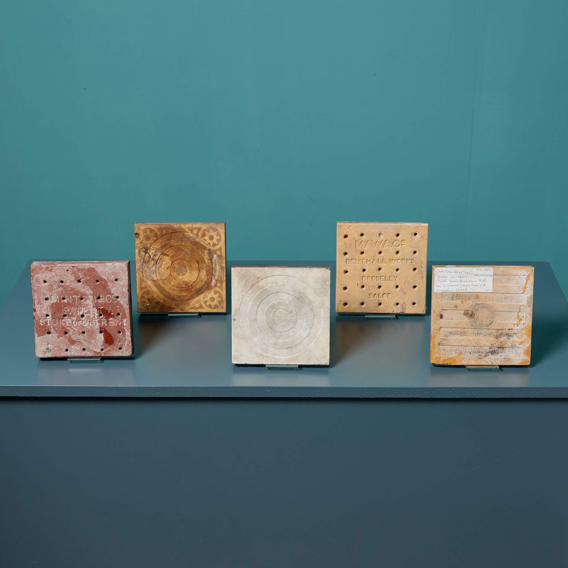 Collection of Reclaimed Encaustic Tiles 1