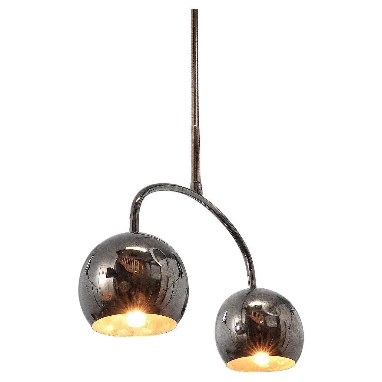 Collection of Robert Sonneman Double Sphere Pendents im Angebot